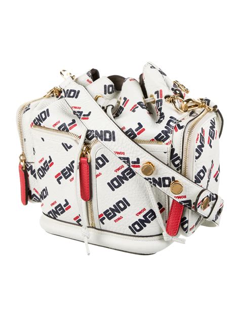 fendi fila bucket bag